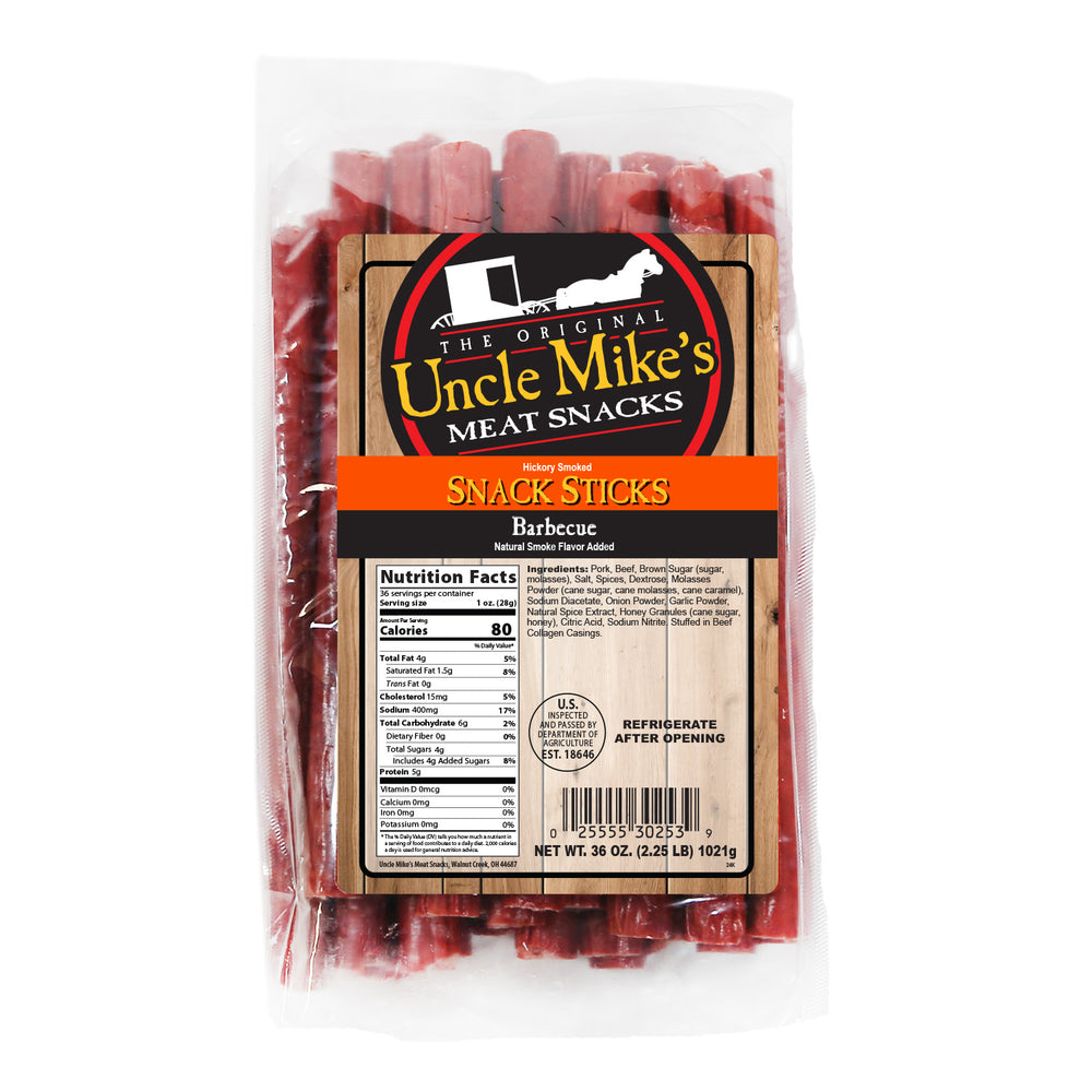
            
                Load image into Gallery viewer, Barbecue Snack Sticks - UM
            
        