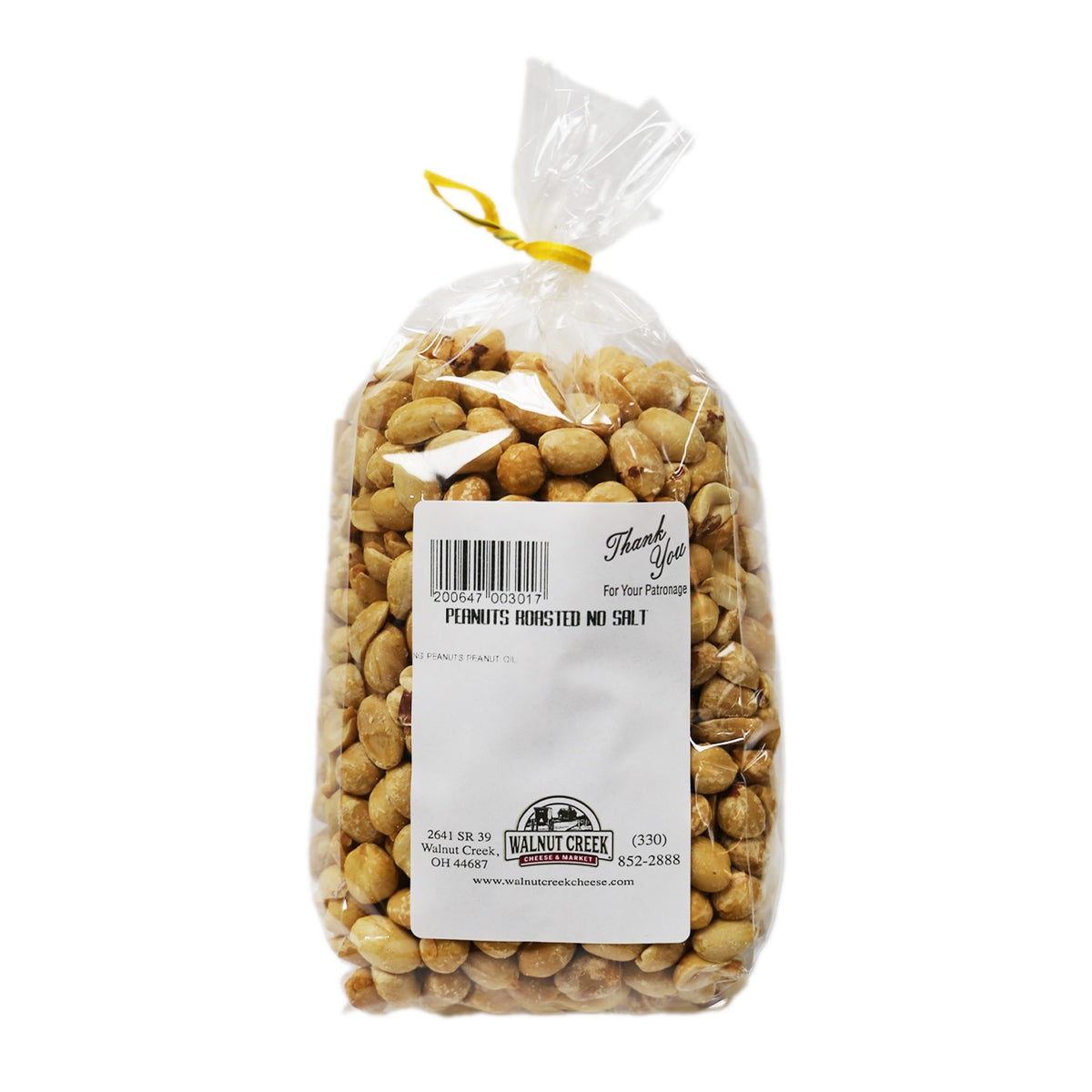 Peanuts - Roasted No Salt – Walnut Creek Cheese & Market